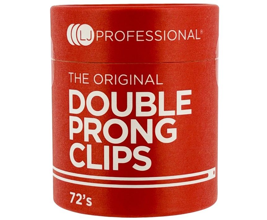 LJ Professional The Original Double Prong Clips 72 Pack