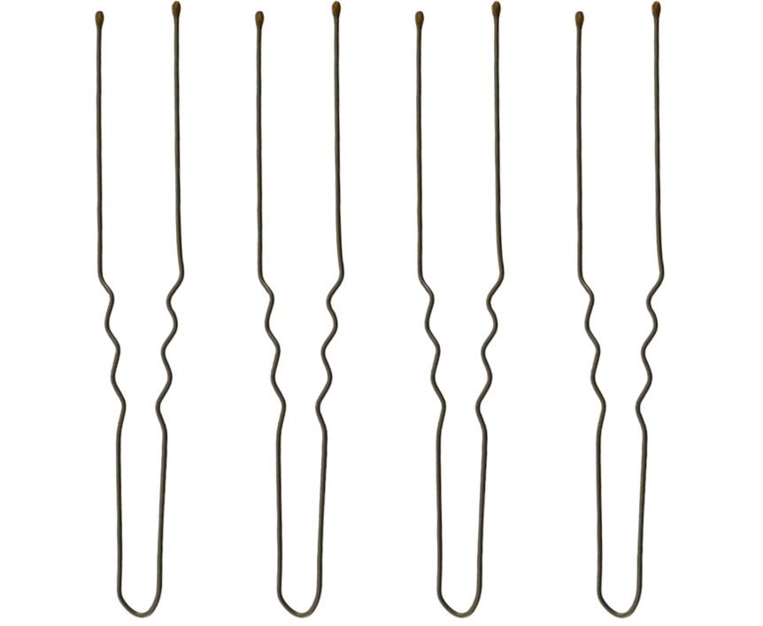 LJ Professional The Original Wavy Pins Brown 2.5"
