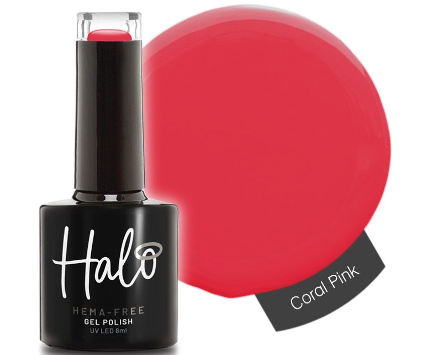 Halo Gel Polish Coral Pink 8ml