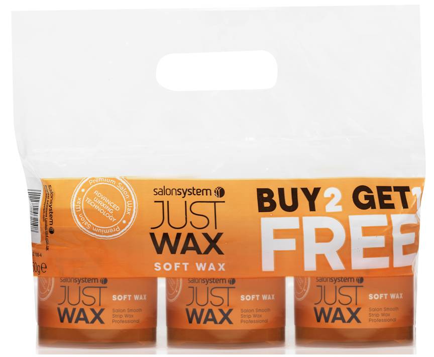 Just Wax Soft Wax 450g 2+1 Free Pack