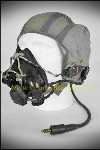 Flying Helmet G Type, Grey c/w P Type Mask/wired.