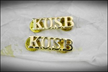 KOSB Shoulder Titles (New)