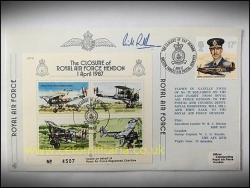 FDC - RAF Hendon Closure 1987