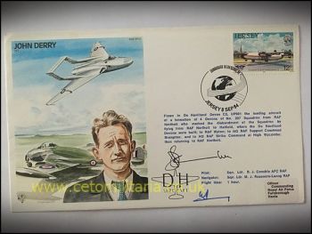 FDC - John Derry DH Test Pilot 1984