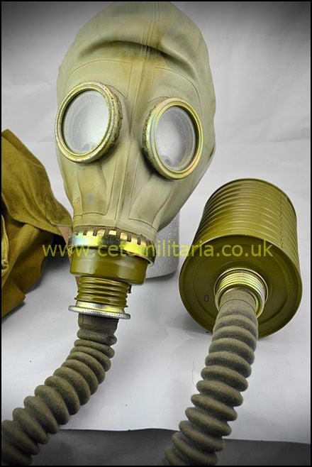 Soviet Respirator c/w bag