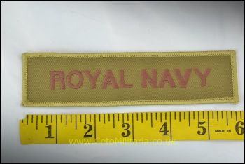 RN Patch "Royal Navy" Desert