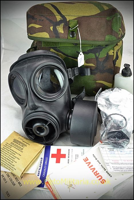 Gas Mask/Respirator, S10 (c/w Survive to FIght)