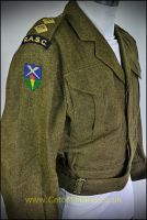 BD Blouse, RASC Lt 1945, Canadian (39/40
