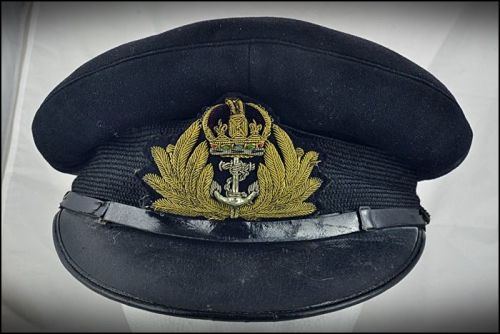 RN Officer Cap, WW2 (53cm)