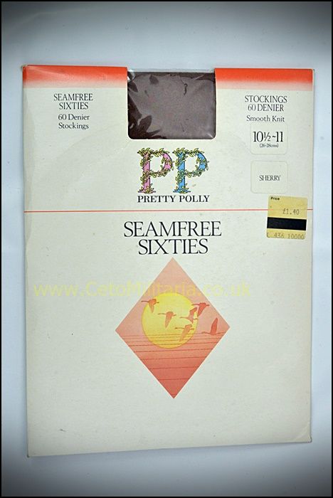Pretty Polly Seamfree Sixties Sherry Stockings (10.5-11