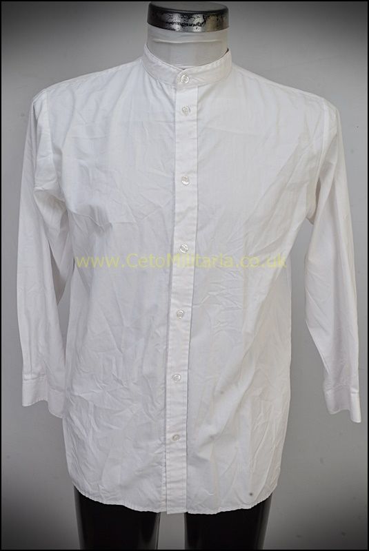 Shirt, White Collarless (Various)