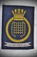 RN Patch HMS Westminster (Velcro)