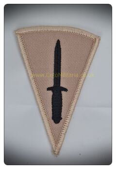 Royal Marine Cdo Dagger, Tan, Velcro
