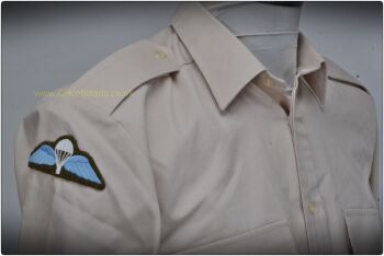 Shirt, Officer's Fawn (15") Para/Cdo