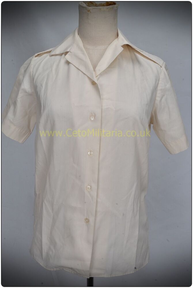 No2 Shirt, Cream Female (Various) Open Neck