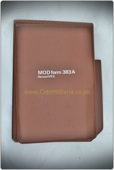 MOD Form 383A Notebook