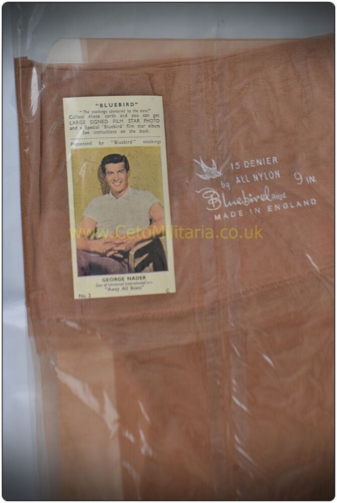 Bluebird "Geroge Nadar" Nylons (9) Star Card