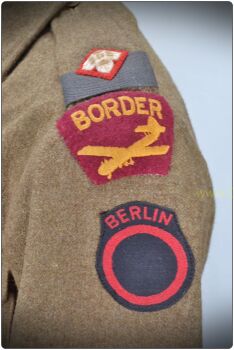BD Blouse, Border Regt (36/38") 2Lt Berlin
