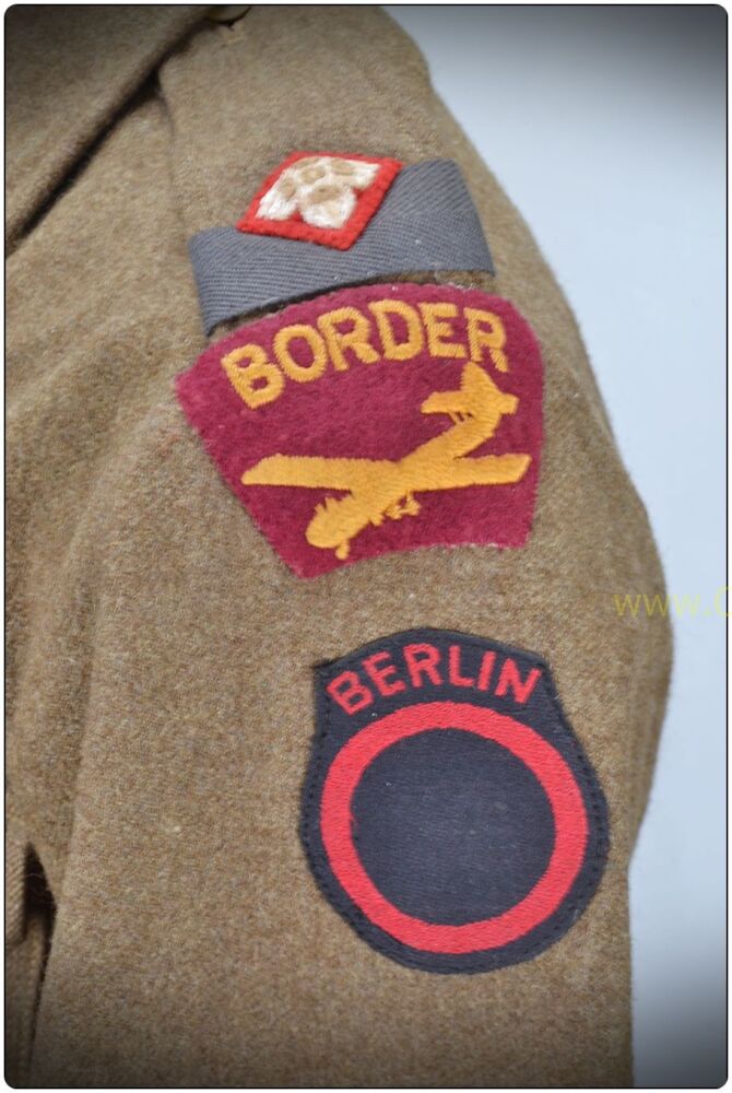 BD Blouse, Border Regt (36/38") 2Lt Berlin