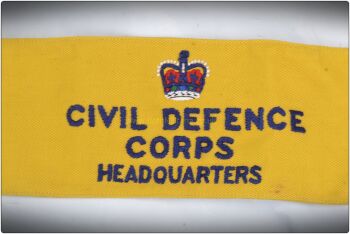 Civil Defence Armband, HQ