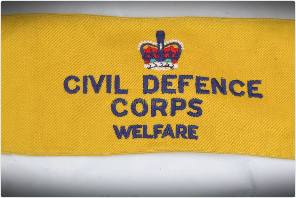 Civil Defence Armband, Welfare