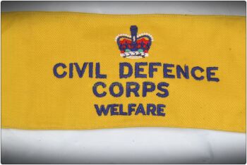 Civil Defence Armband, Welfare