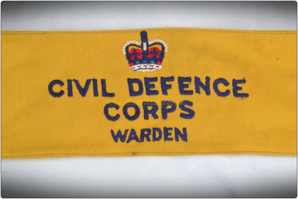 Civil Defence Armband, Warden