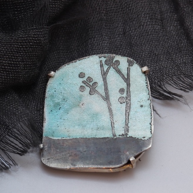 At the Edge of the the Forrest Brooch