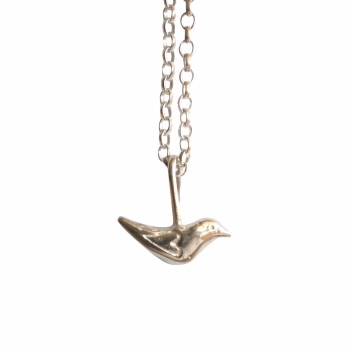Silver Bird on Chain