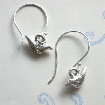 Bird Earrings on Hooks