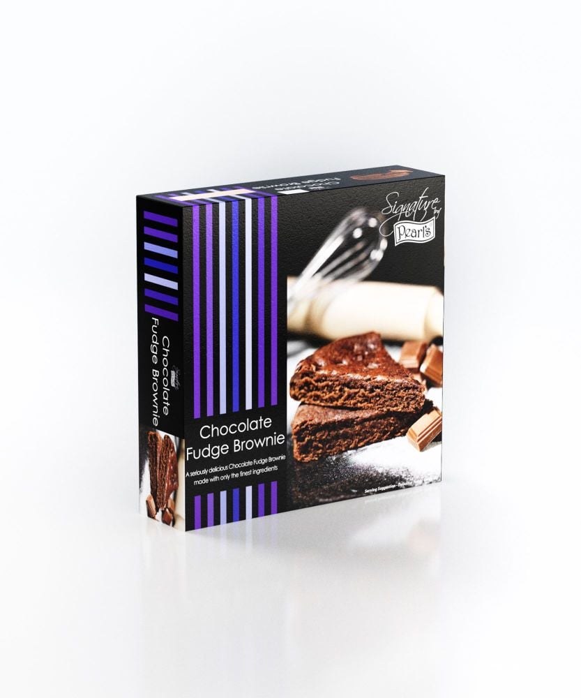 A case of 12 X Chocolate Fudge Brownie cakes 300g each