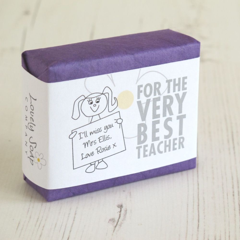 Personalised Best Teacher Soap