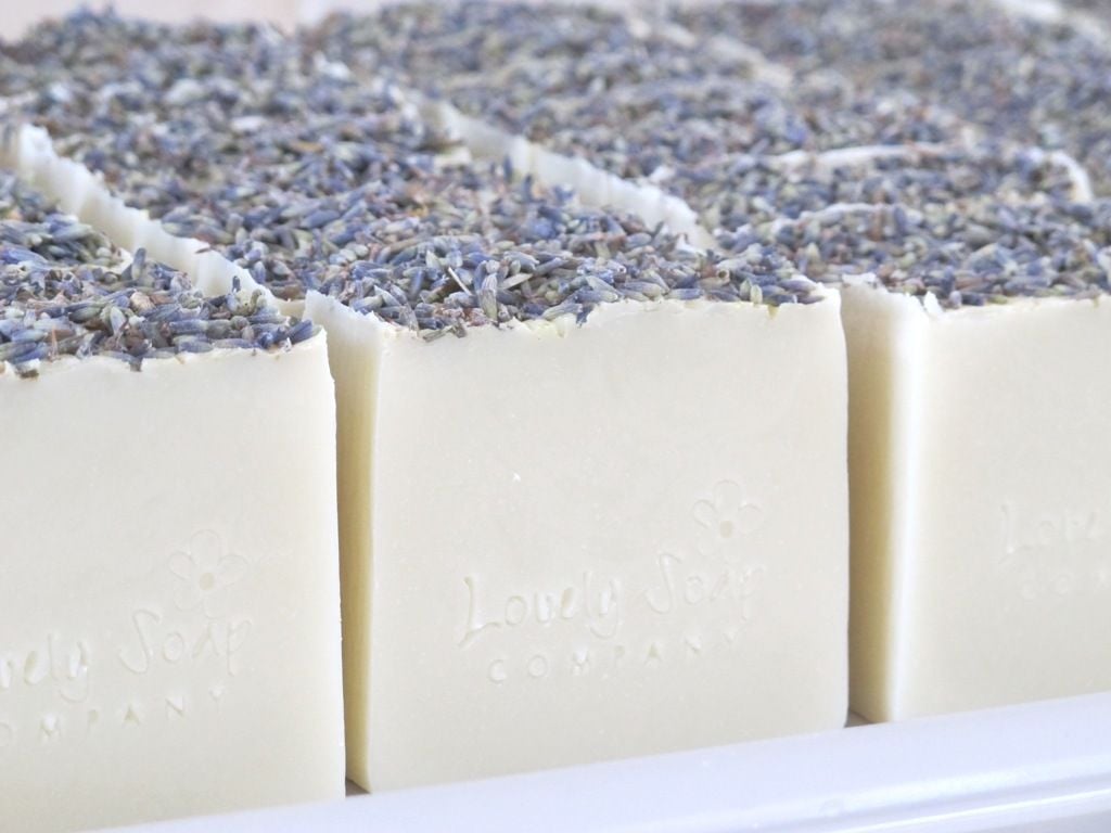 natural handmade lavender soap Lovely Soap Company