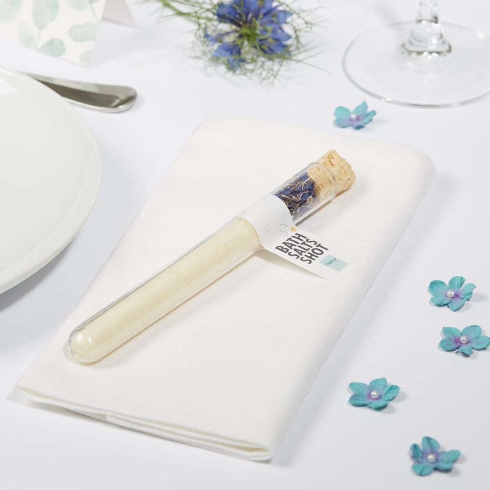 Aromatherapy Bath Salt Shot Wedding Favour