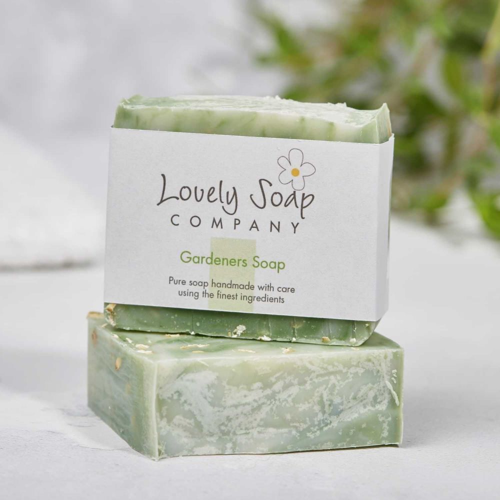 Gardeners Natural Soap handmade by Lovely Soap Co