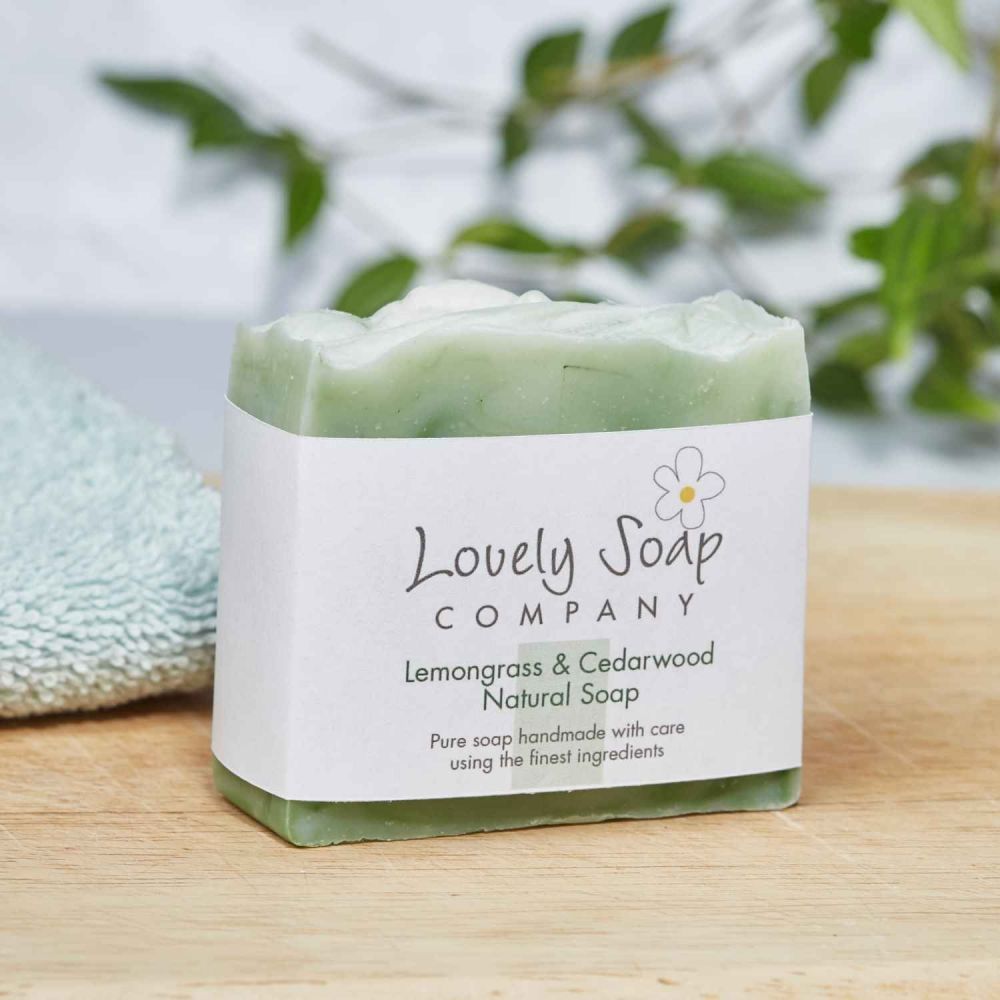 Lemongrass & Cedarwood Natural Soap
