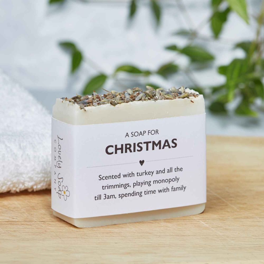 Christmas Sentiments Soap Gift