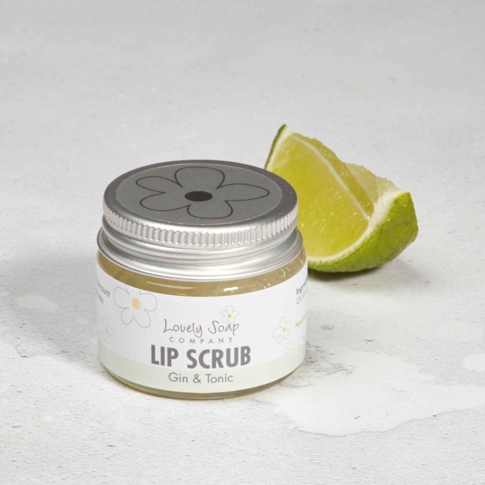 Gin & Tonic Lip Scrub Lovely Soap Co