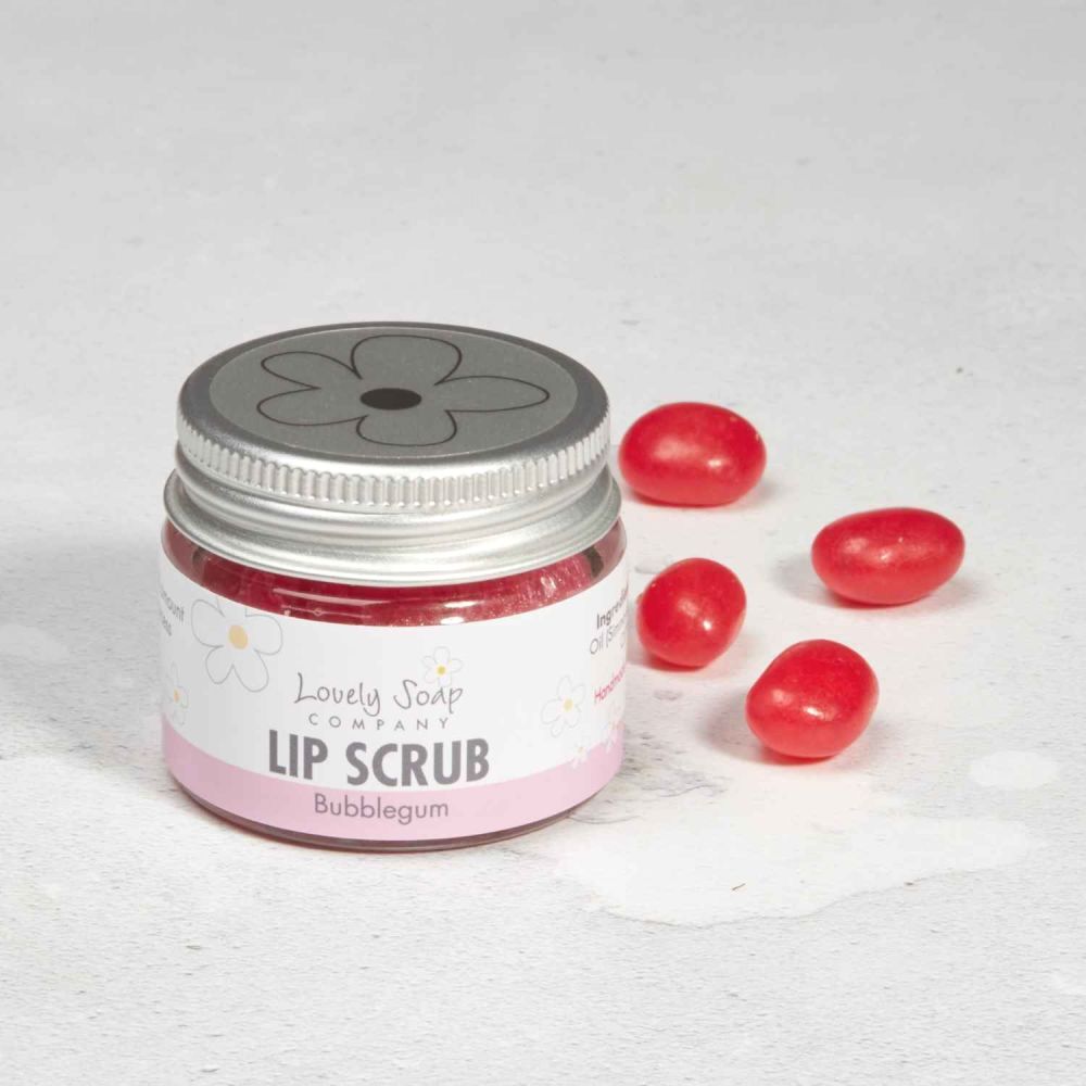 Bubblegum Lip Scrub by Lovely Soap Co