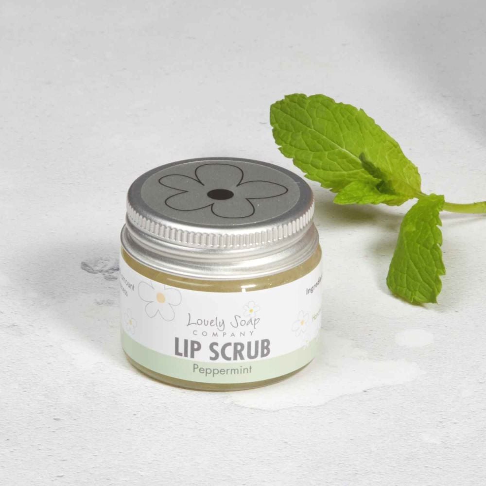 Peppermint Lip Scrub Lovely Soap Co