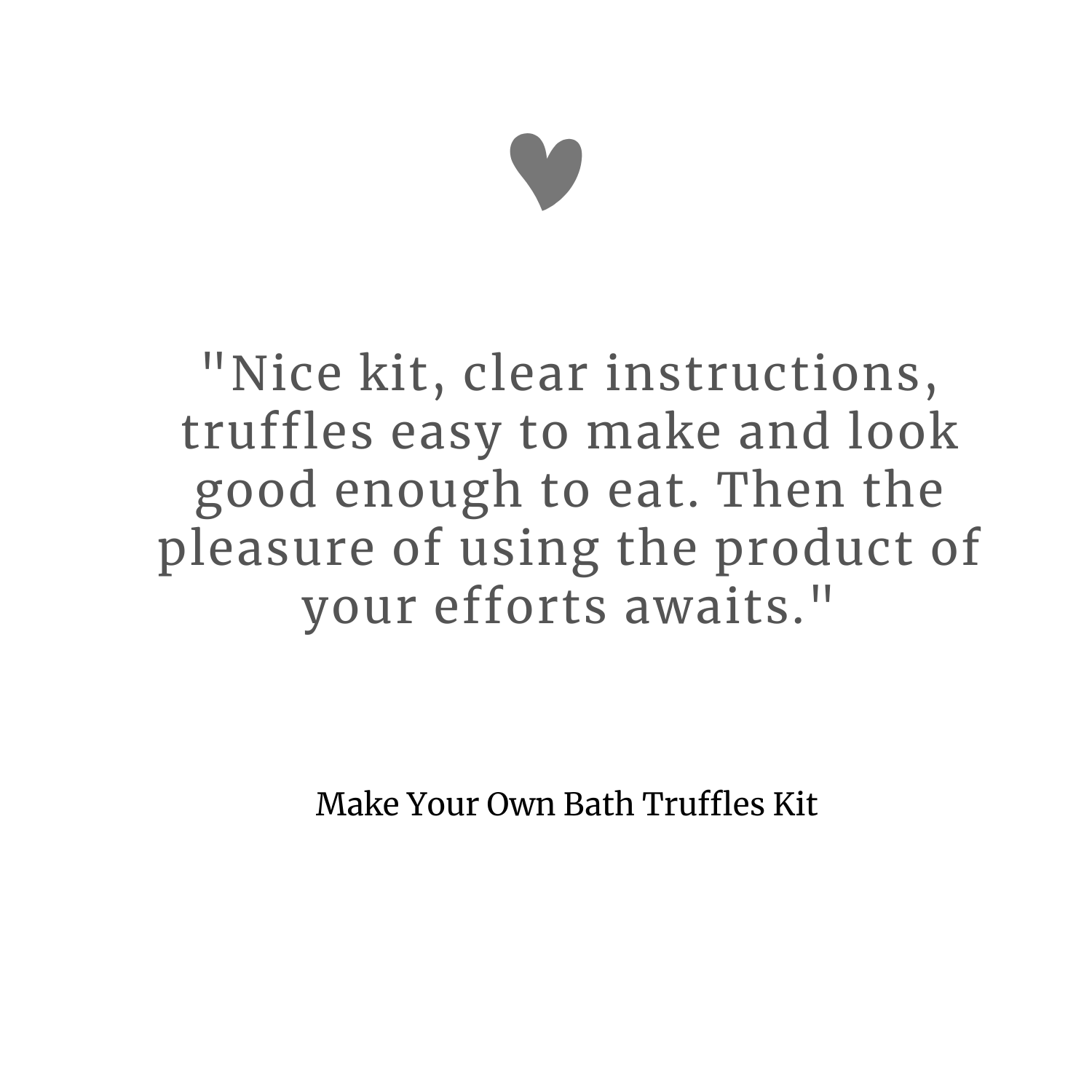 make your own bath truffles craft kit Lovely Soap Co
