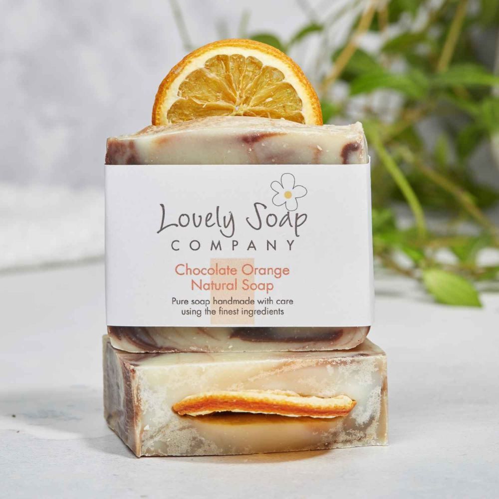 Chocolate Orange Natural Soap - Limited Edition - Lovely Soap Co