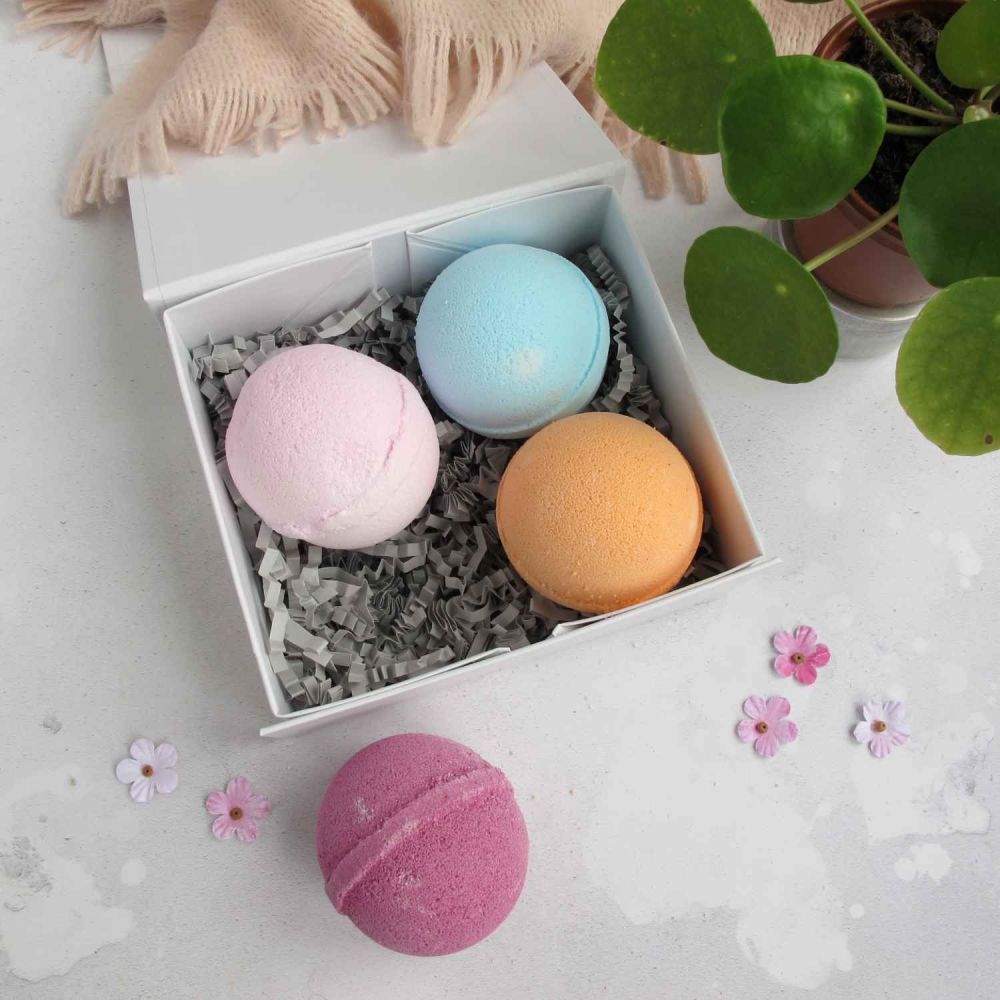 Personalised Bath Bomb Gift Set Lovely Soap Co