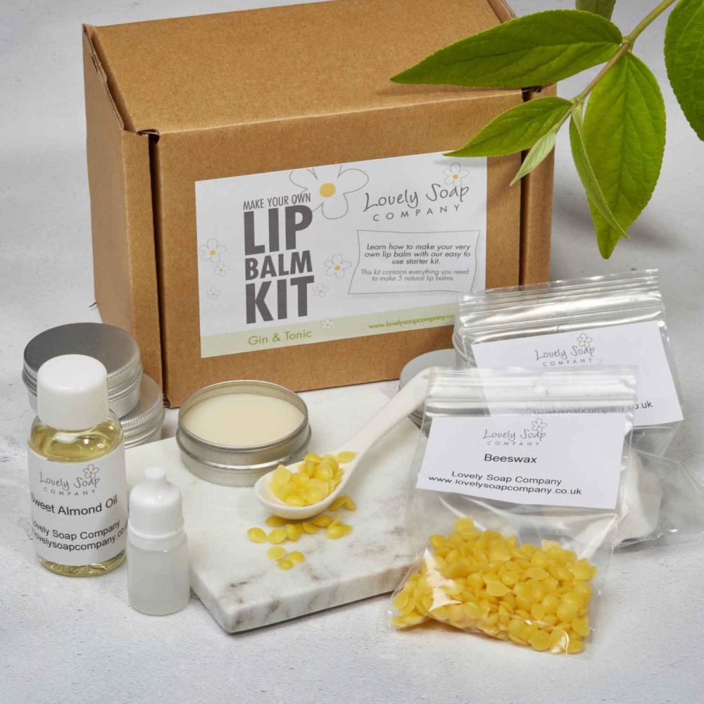 Make Your Own Lip Balms Kit by Lovely Soap Co