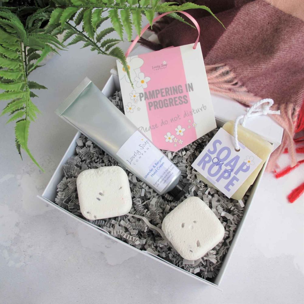 Relaxing Shower Lovers Pamper Kit Lovely Soap Co