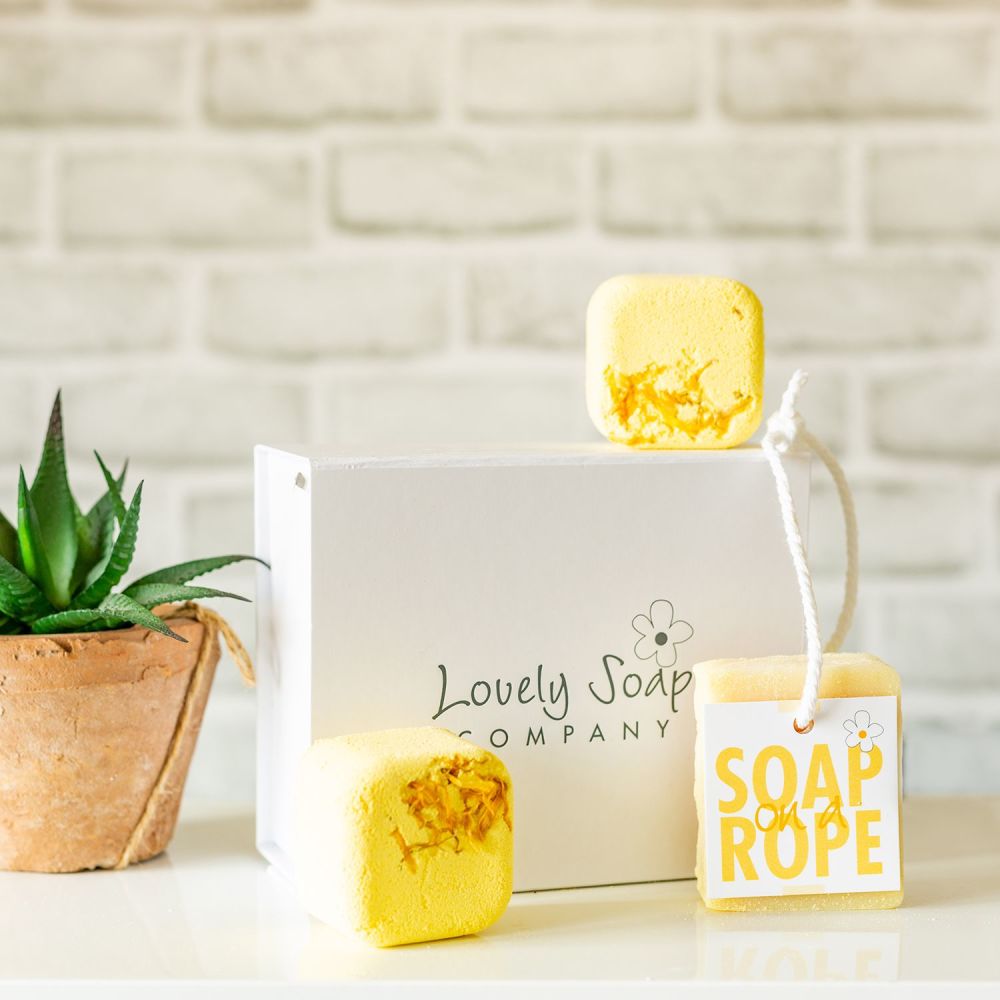 Shower Pamper Set Lovely Soap Co