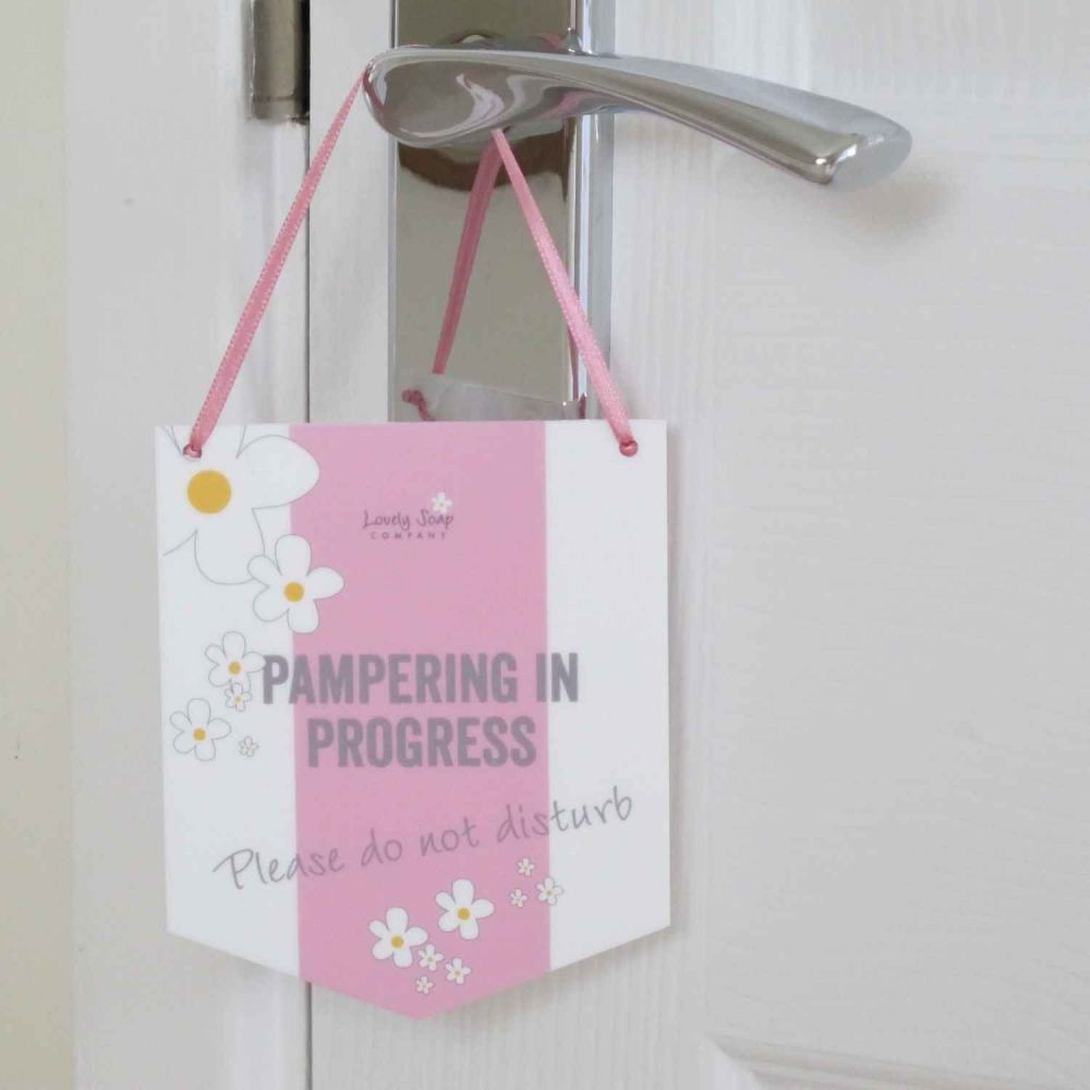 Do Not Disturb door hanger Lovely Soap Co