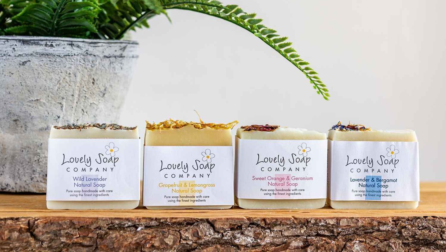 Lovely Soap Company handmade natural soaps and personalised pamper gifts