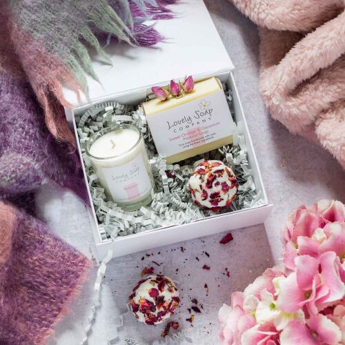 Pamper Me aromatherapy bath gift Lovely Soap Co