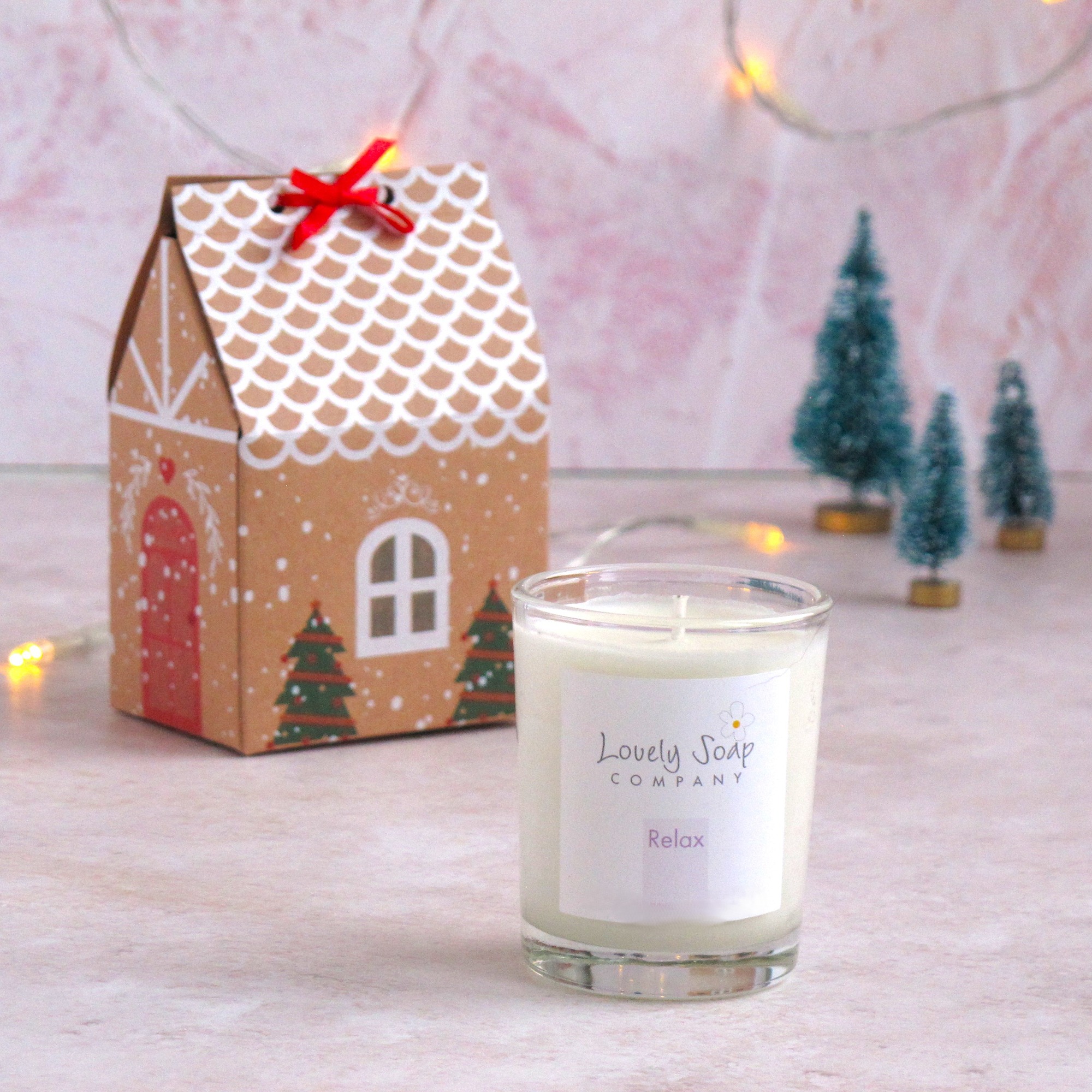 Scented Candle Xmas Gift Lovely Soap Co